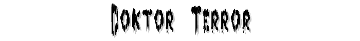 DOKTOR terror font